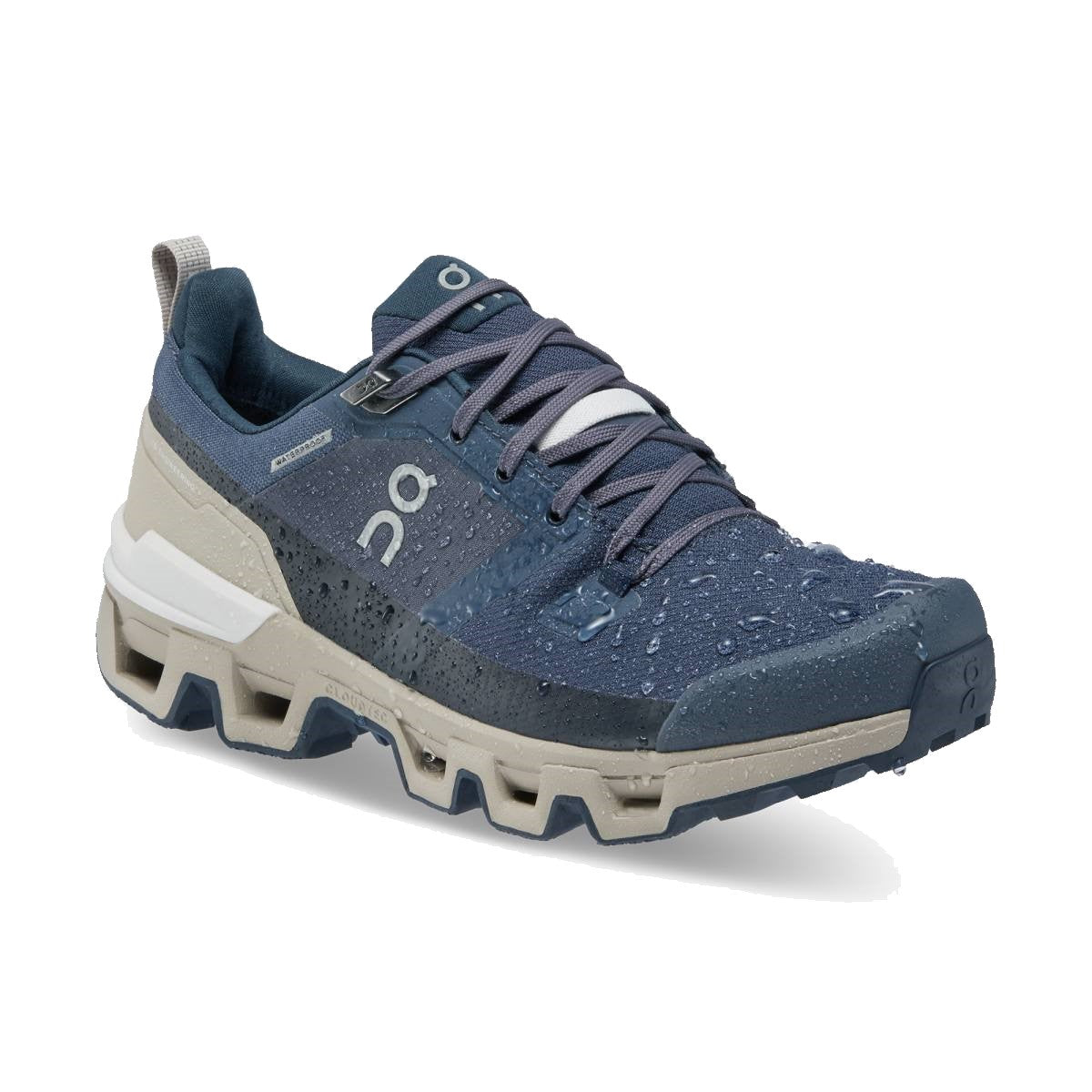 On Cloudwander Waterproof Navy Desert Women’s